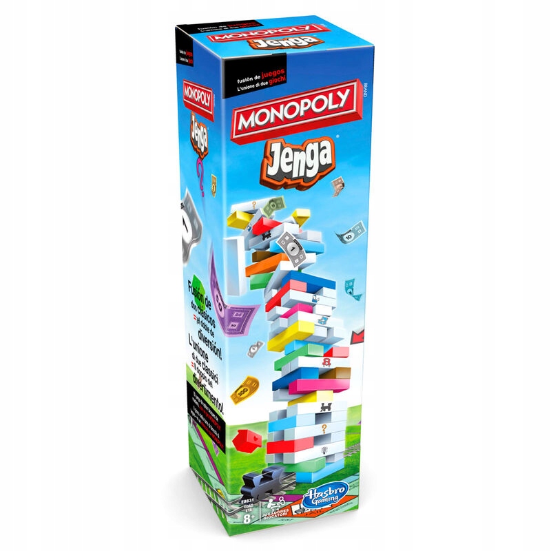 GRA JENGA MONOPOLY ORYGINALNA HASBRO Nazwa Monopoly Jenga