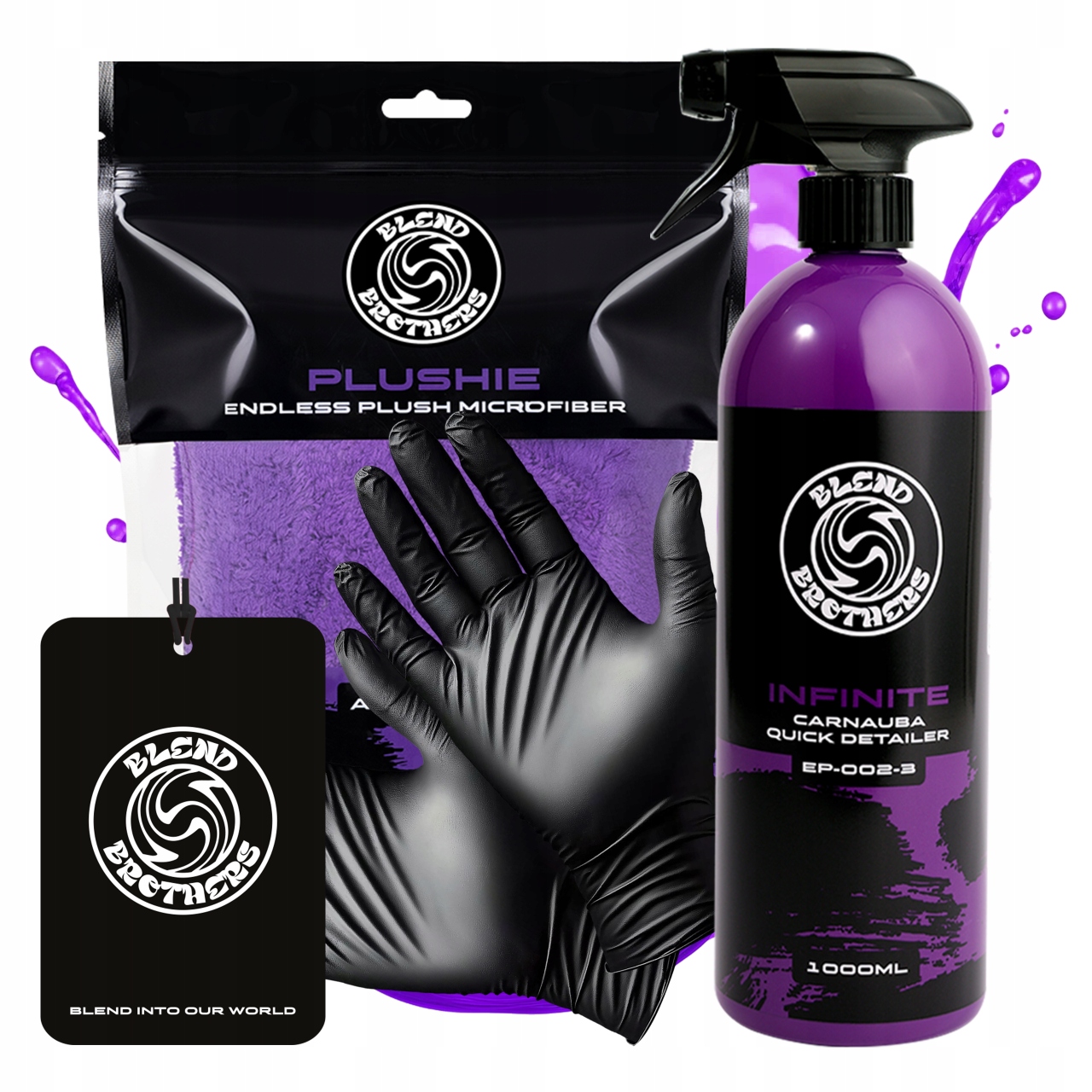 Vosk ve spreji Quick Detailer Infinite 1L plyšák z mikrovlákna 40x40cm