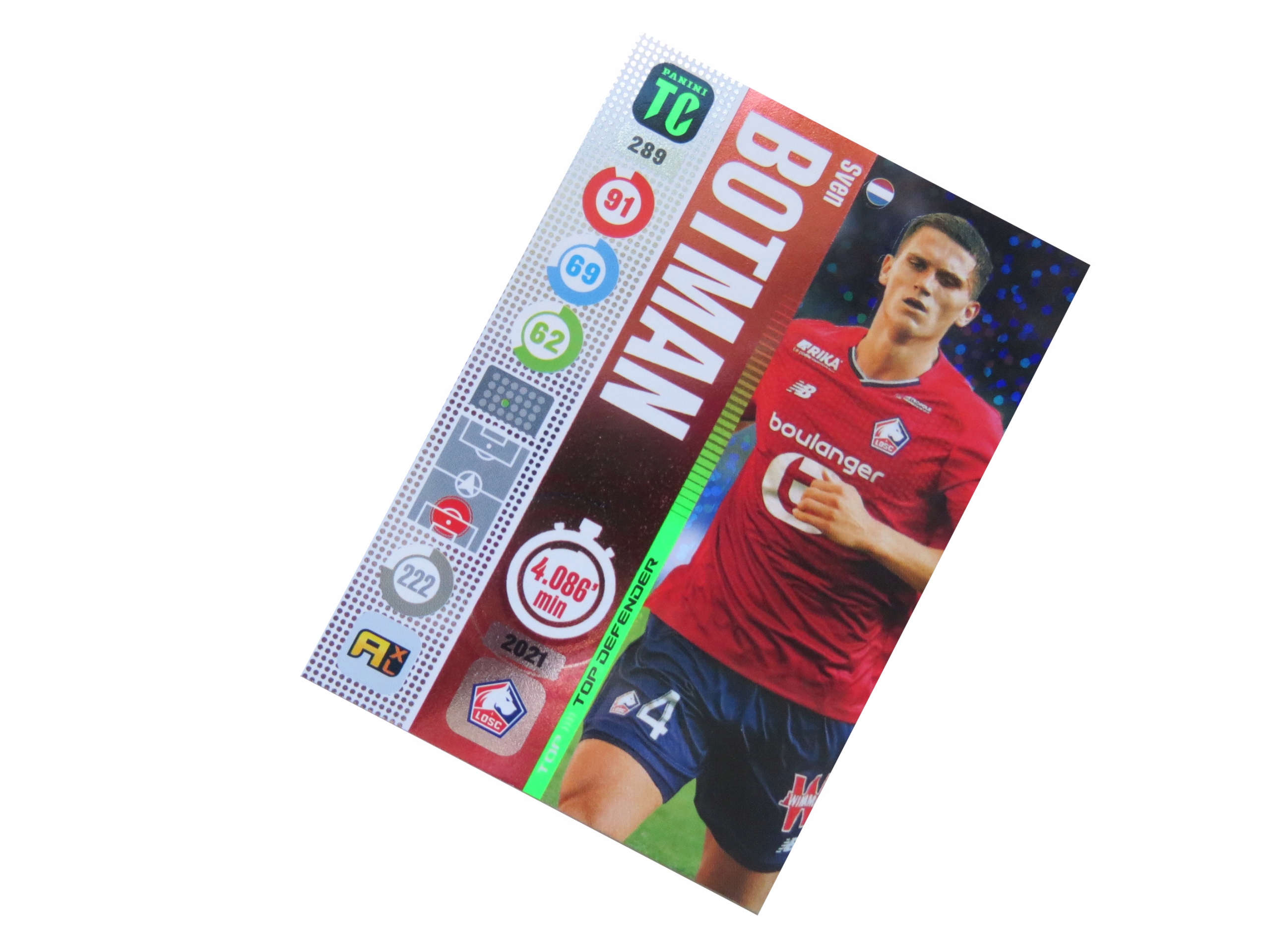 Panini Top Class Top Defender Botman 289