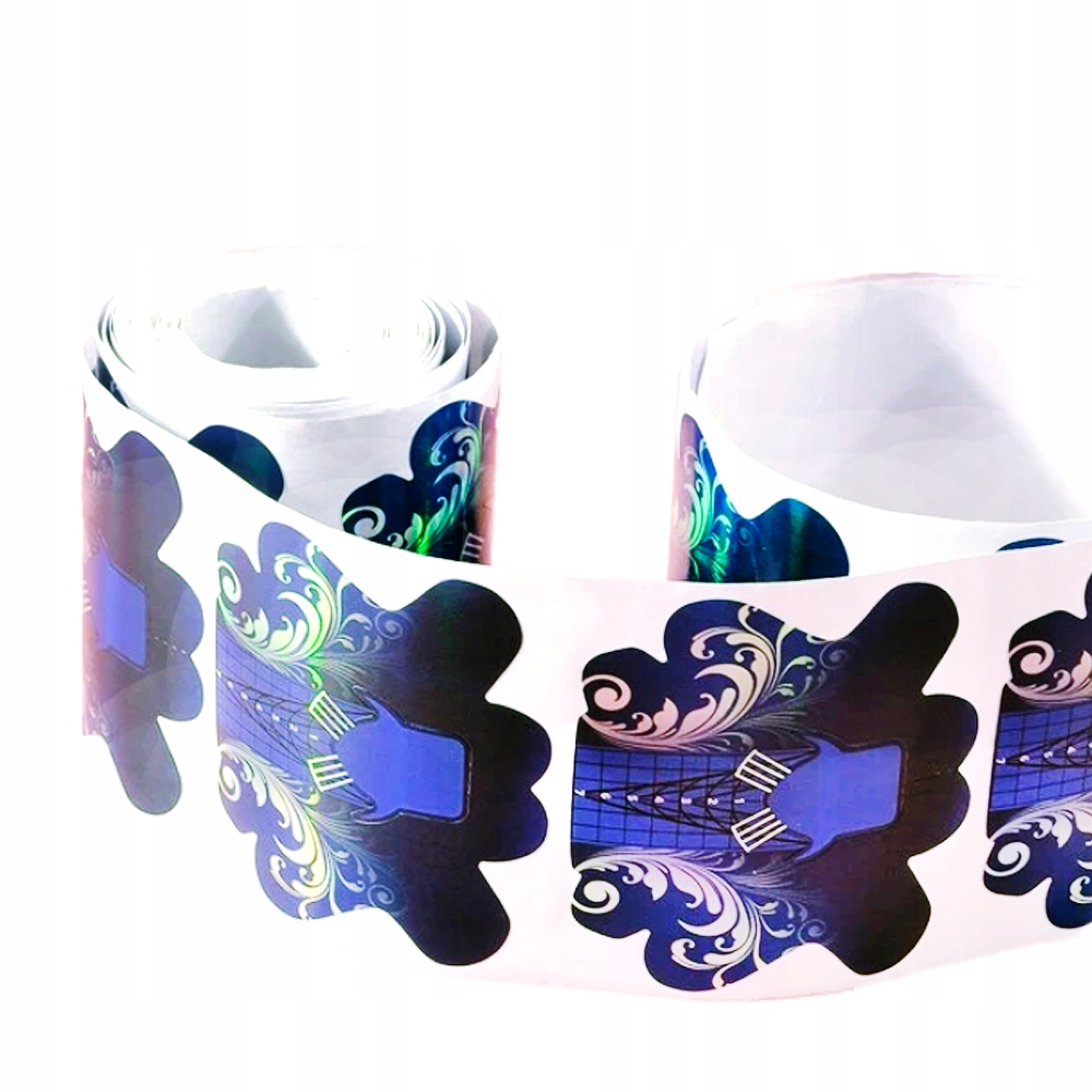 Szablony Formy Do Przedłużania Motylki 50 sztuk SZEROKIE niebieskie Kod producenta NIEBIESKIE