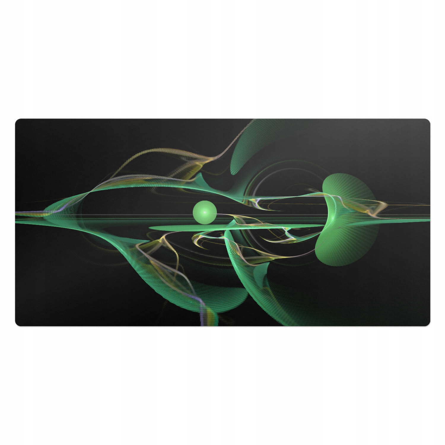 Moderní protiskluzová podložka pod Rtv zařízení Vlnový vzor 100 x 50 cm