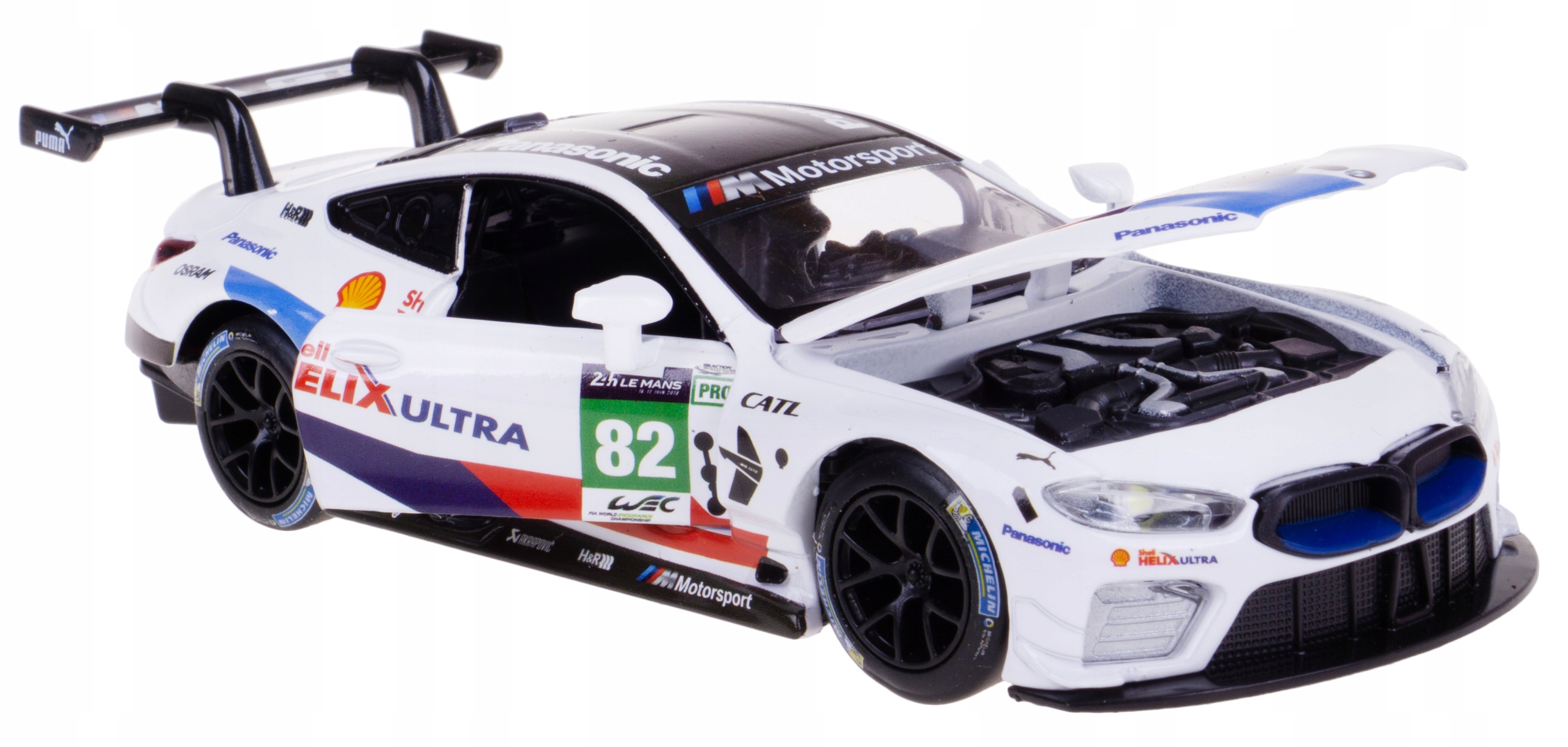 Bmw M8 Gte 2018 Model Pohon Zvuk Le Mans #82 Rmz 1:32 Bílá