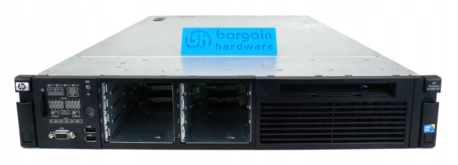 Сервер HP proliant dl380 G7 серебристый
