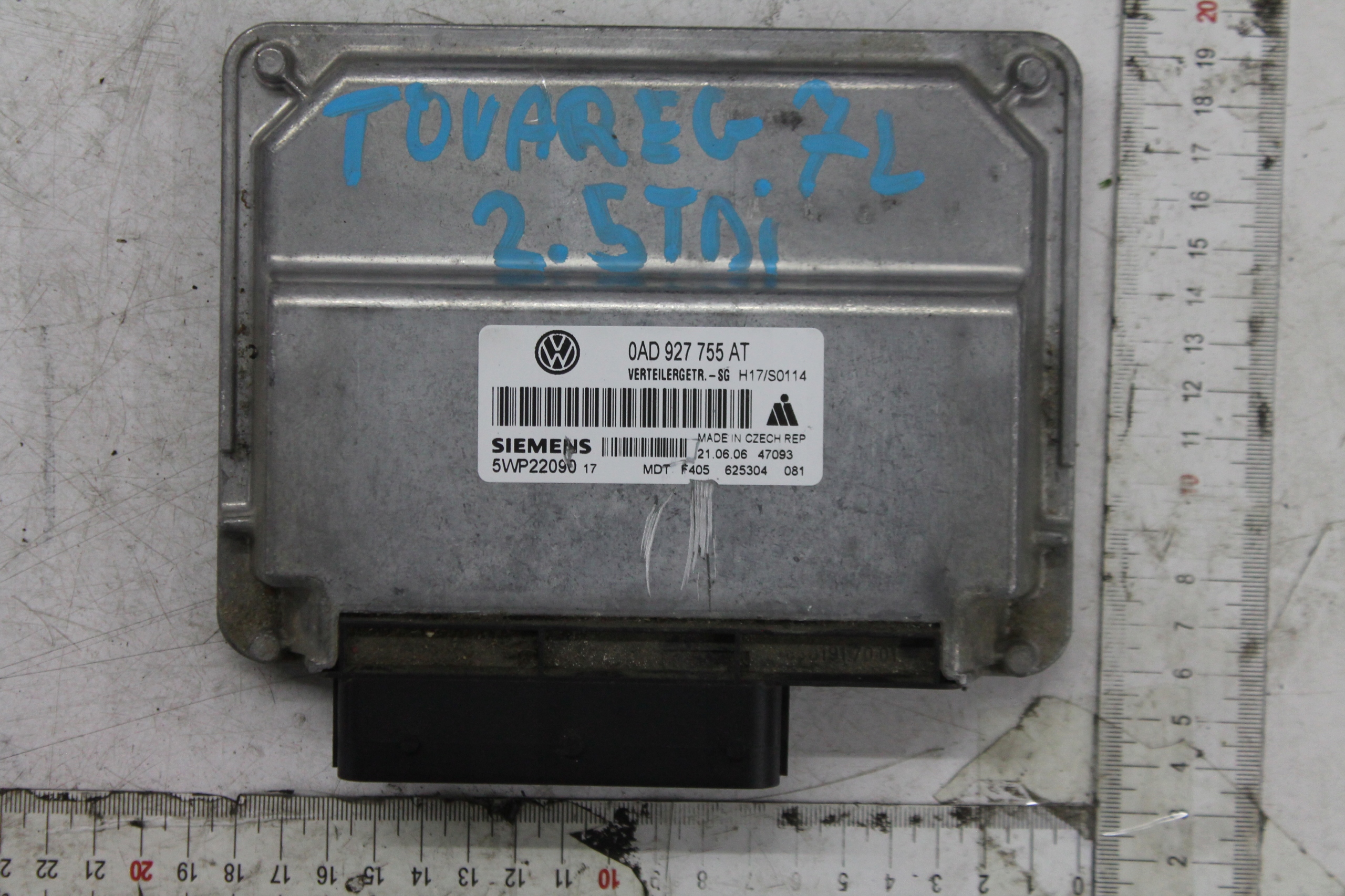 computer gearboxes 0AD927755AT TOUAREG 7L 2.5 TDI