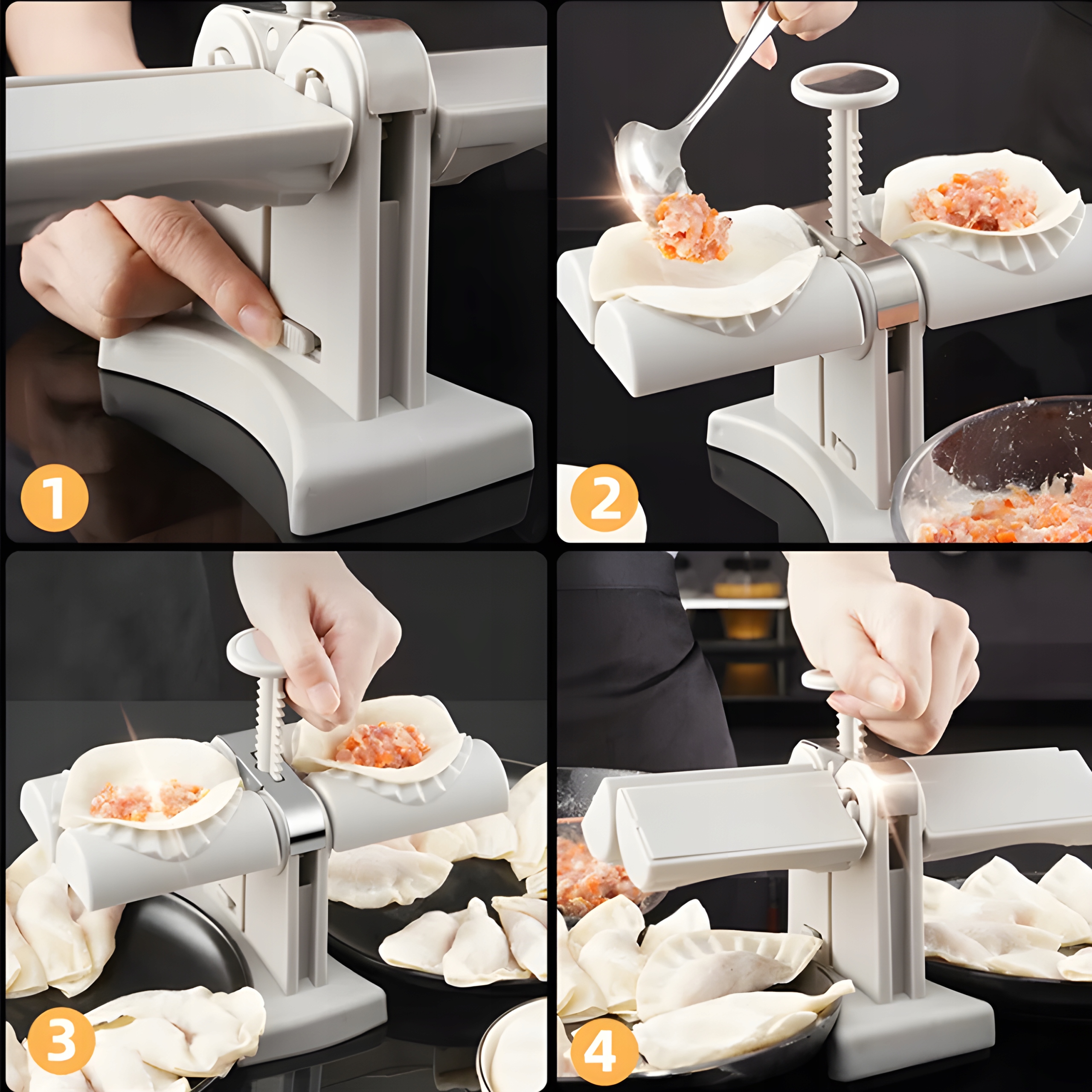 FORMA MASZYNKA DO ROBIENIA LEPIENIA PIEROGÓW PIEROŻNICA PIEROGARKA PODWÓJNA Stan opakowania oryginalne