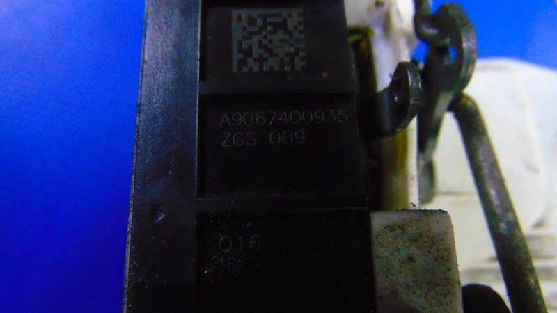 lock door rear part right MERCEDES SPRINTER 906 06-18 ROK