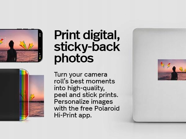POLAROID HiPrint Papier Fotograficzny 2x3 20 Arkuszy Do Drukarki — miniatura 2