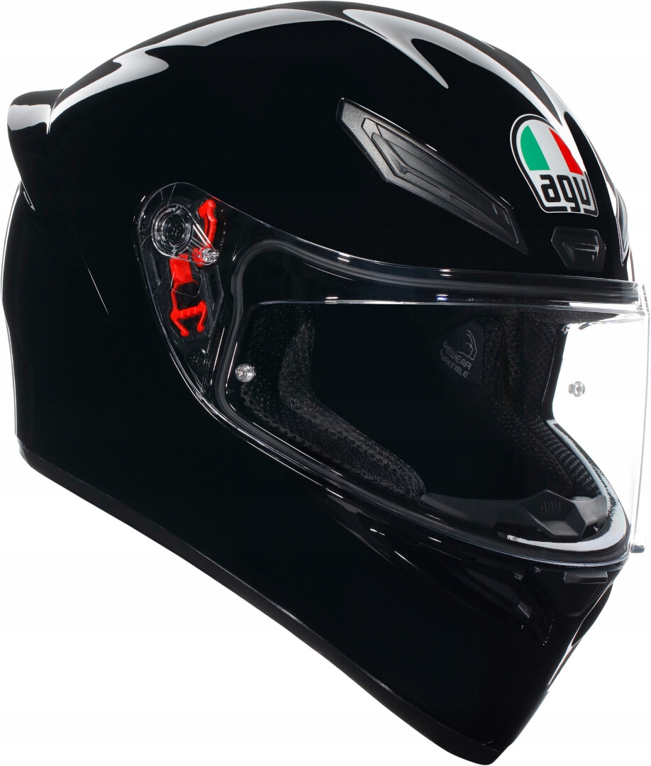 Integrálna motocyklová prilba Agv K1 S čierny lesk S