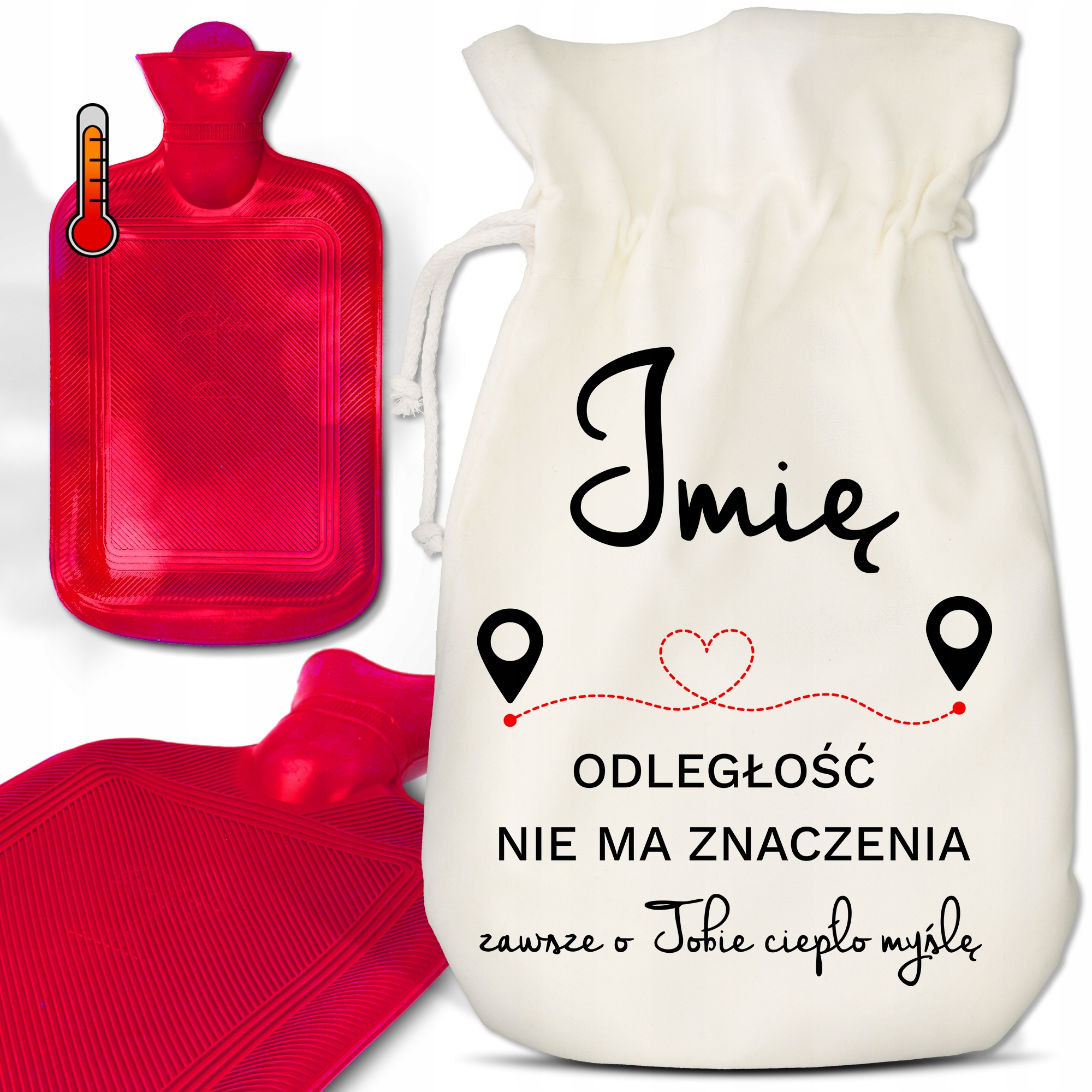 

Termofor Ogrzewacz Walentynki Imię