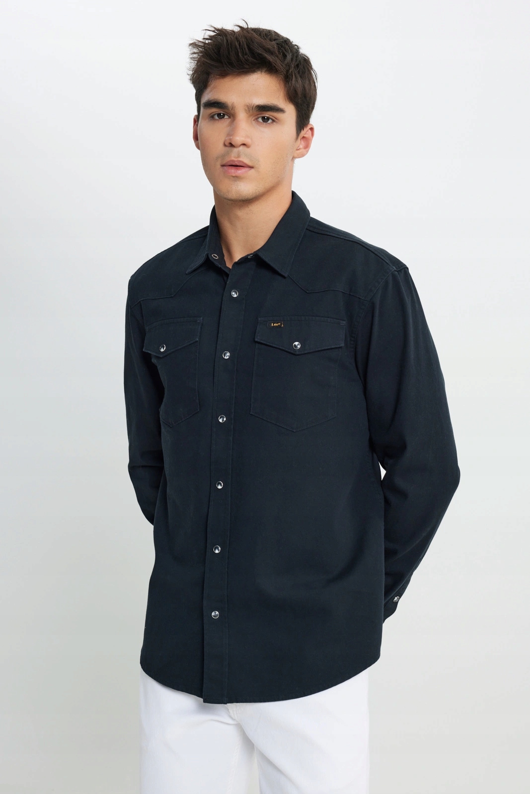 Pánská košile Lee Regular Western Anthracite 112388499 3XL
