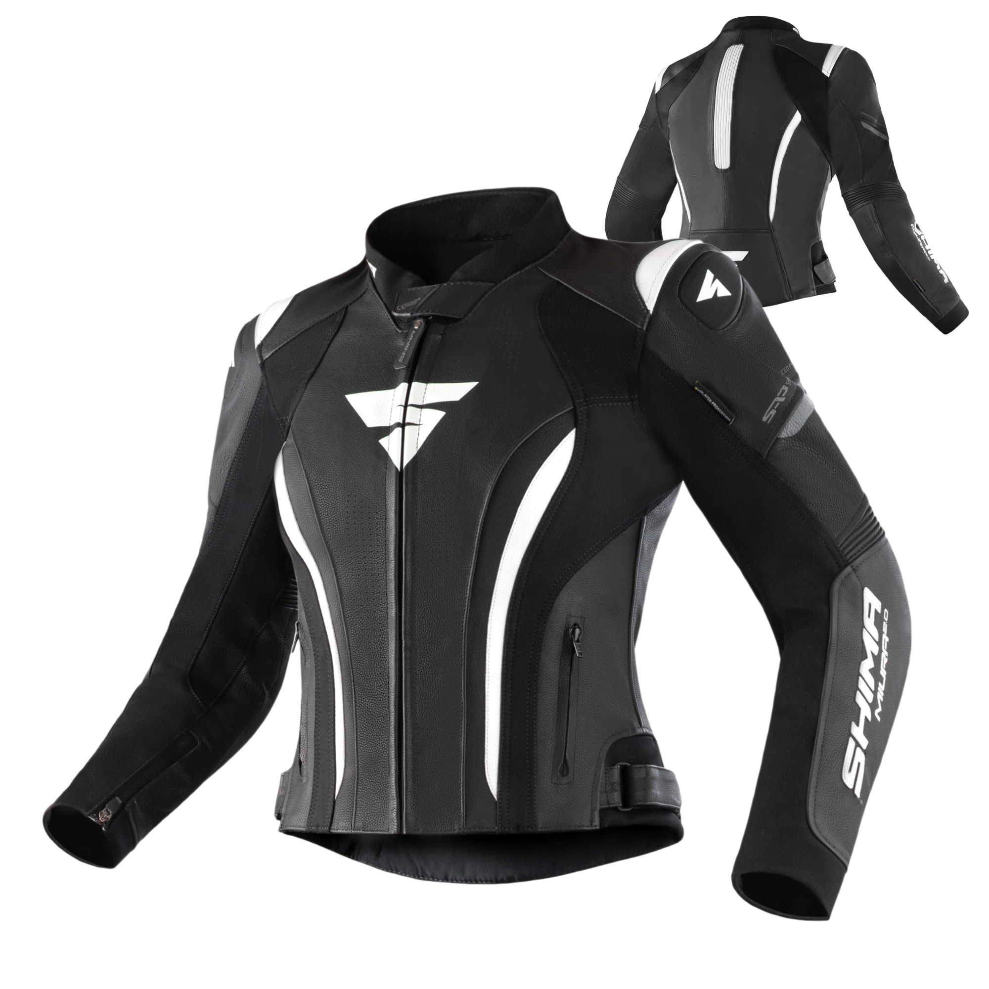 Motocyklová bunda Shima Miura 2.0 black/white veľ. 42