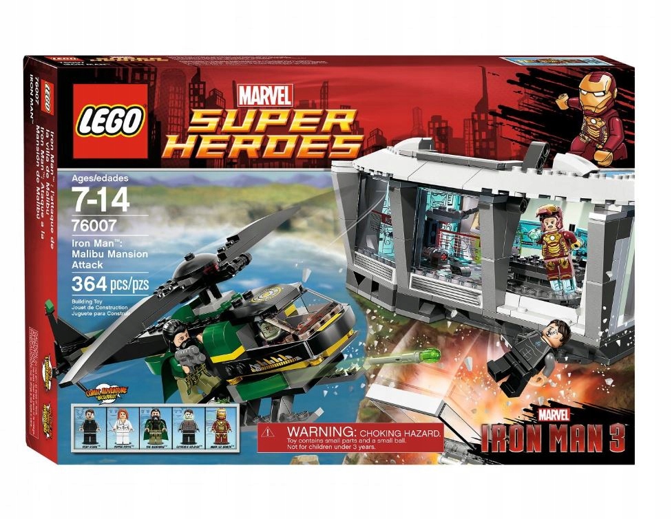 Lego Heroes 76007 Iron Man Atak Na Posiadłość