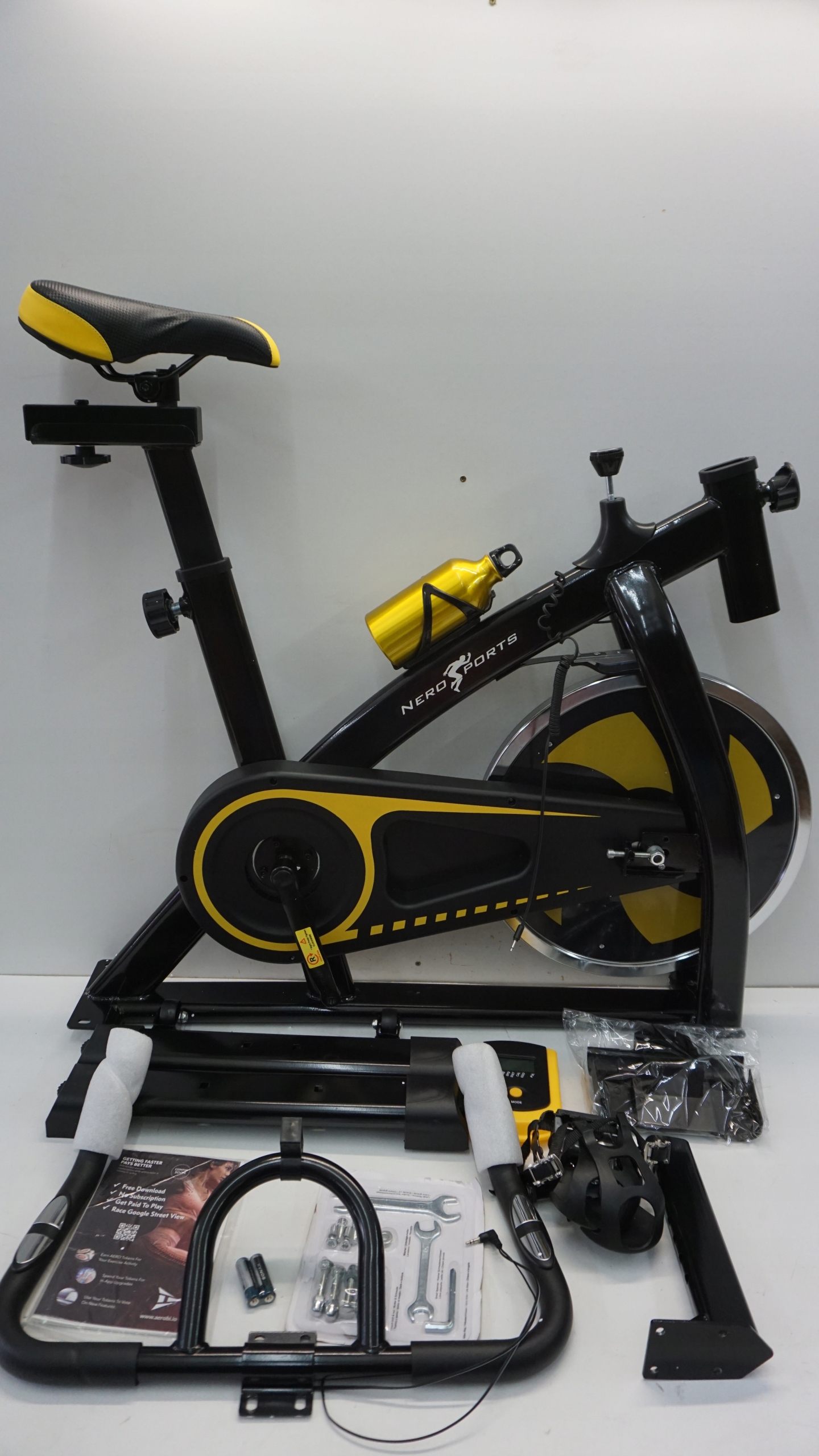 Rower Treningowy NERO SPORTS Cardio Spin Bike OPIS ANCHEER 14242277878 Allegro.pl