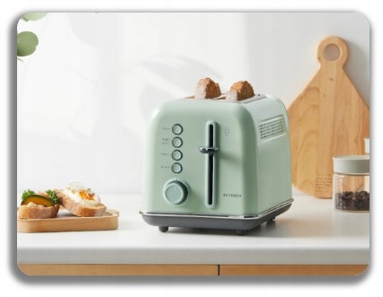 BUYDEEM Toster na 2 kromki, DT620E, Cozy Greenish, EU — 18