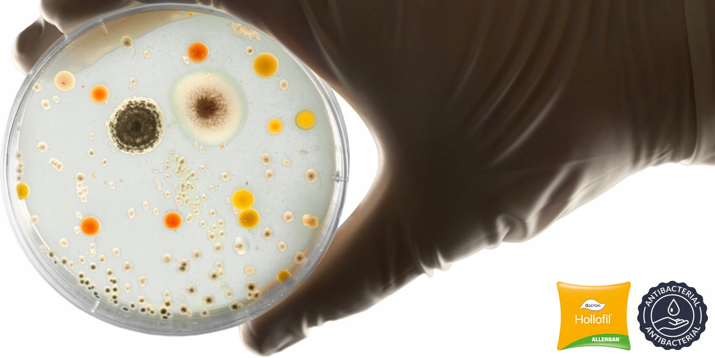 Kołdra 200x200 antybakteryjna hollofil allerban Bohater brak