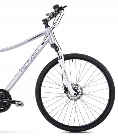 Romet Orkan 4D srebrno/fioletowy 2023 Kolor srebrny