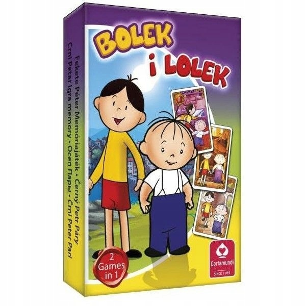PIOTRUŚ PAN + MEMO BOLEK I LOLEK KARTY CARTAMUNDI