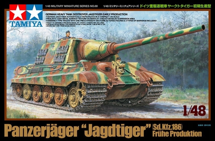 Jagdtiger (počáteční výroba) 1:48 Tamiya 32569