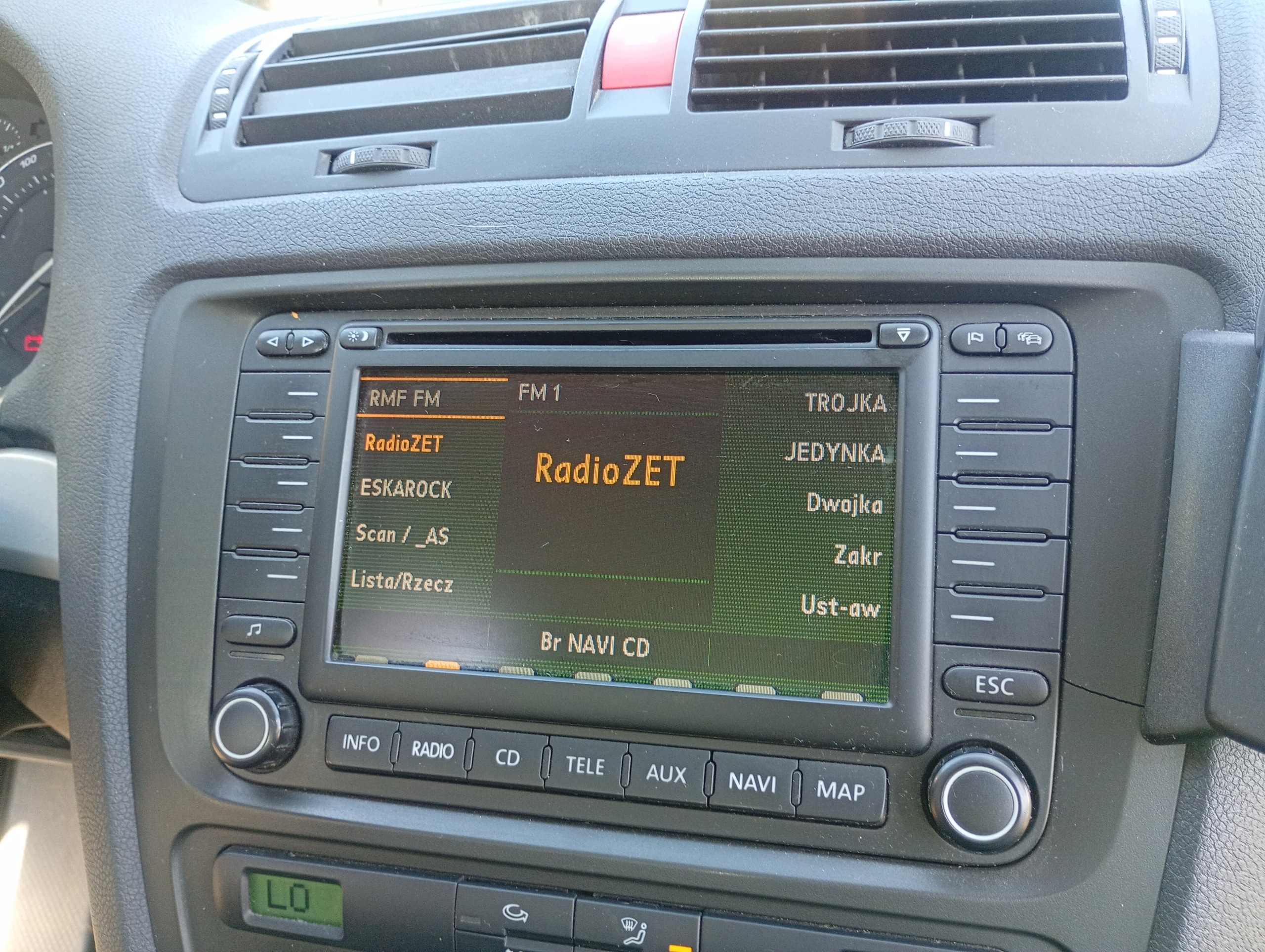 RADIO original CD missing code NAVI Skoda Octavia 2 II 04-13