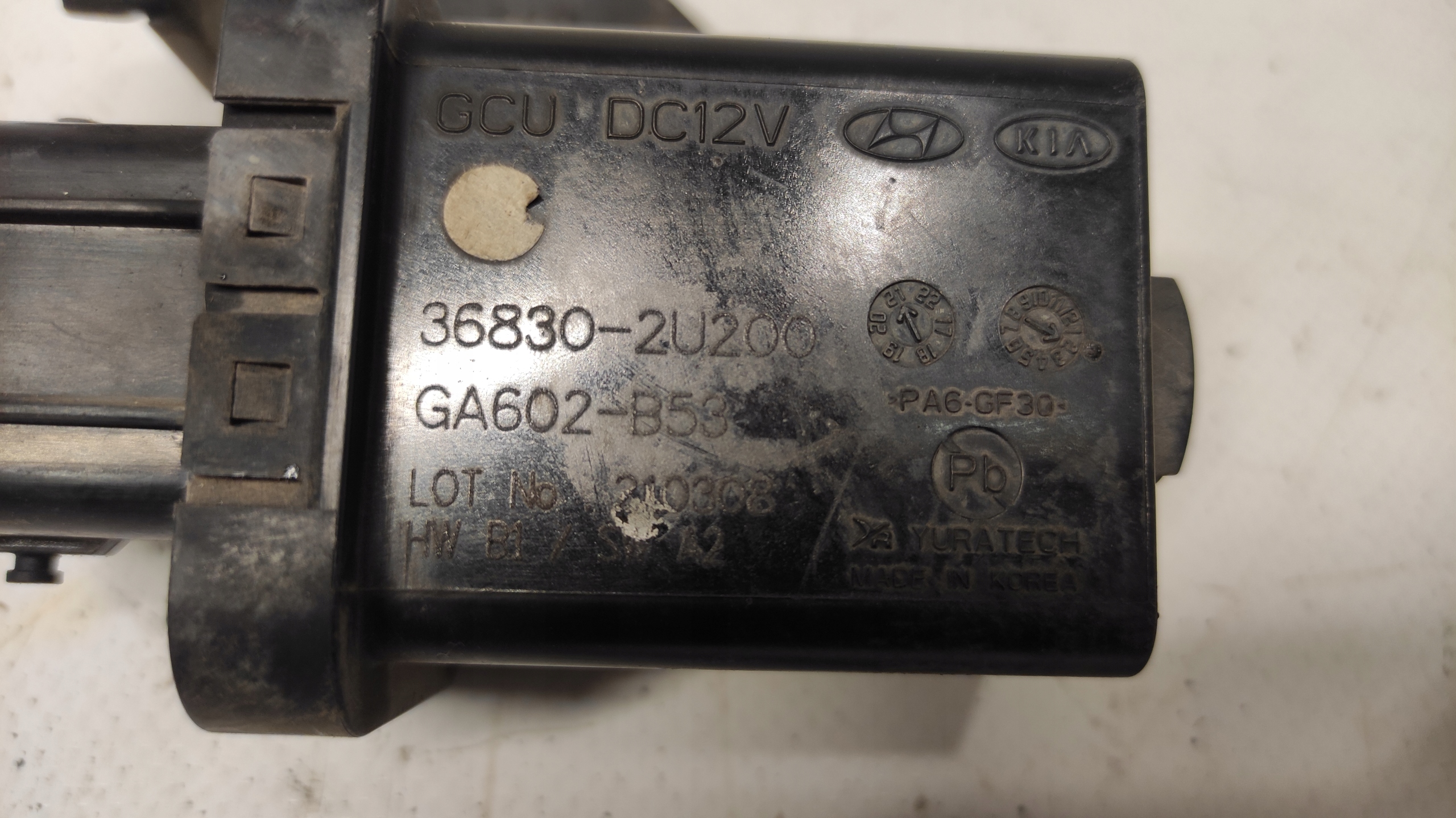 relay plugs ZAROWYCH KIA CEED III 1.6 CRDI D4FE 36830-2U200 17-24