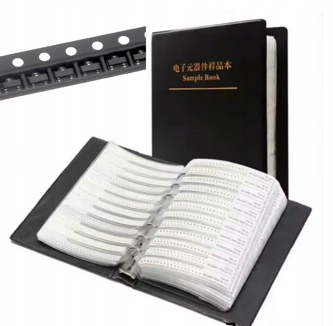 Sada knih Smd tranzistorů 36 x 50 1800 ks npn pnp book-041