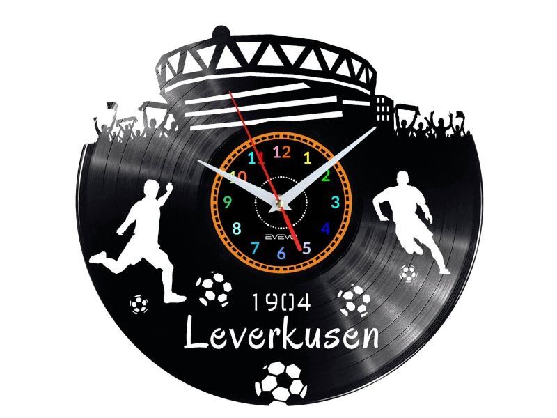 Leverkusen Dekorativní Nástěnné Hodiny Moderní Vinylová Deska Na Pre