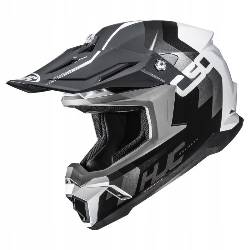 Motocyklová Prilba Hjc C50 Primal Grey Black M