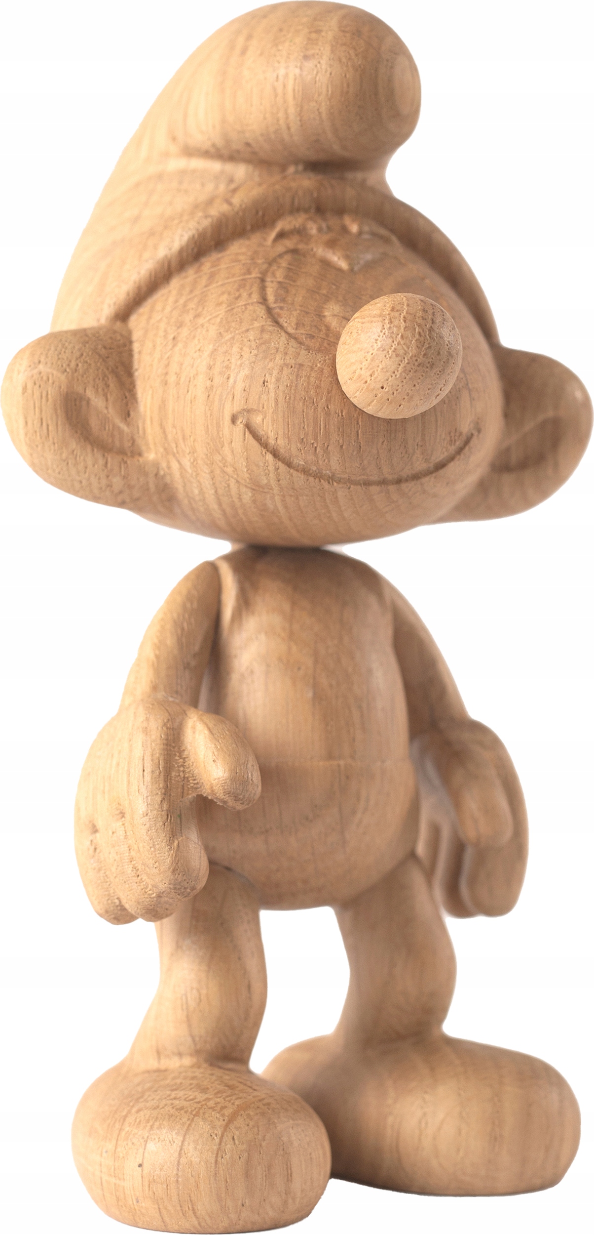 boyhood Smurfs Drevená figúrka Šmolkova Prírodný dub