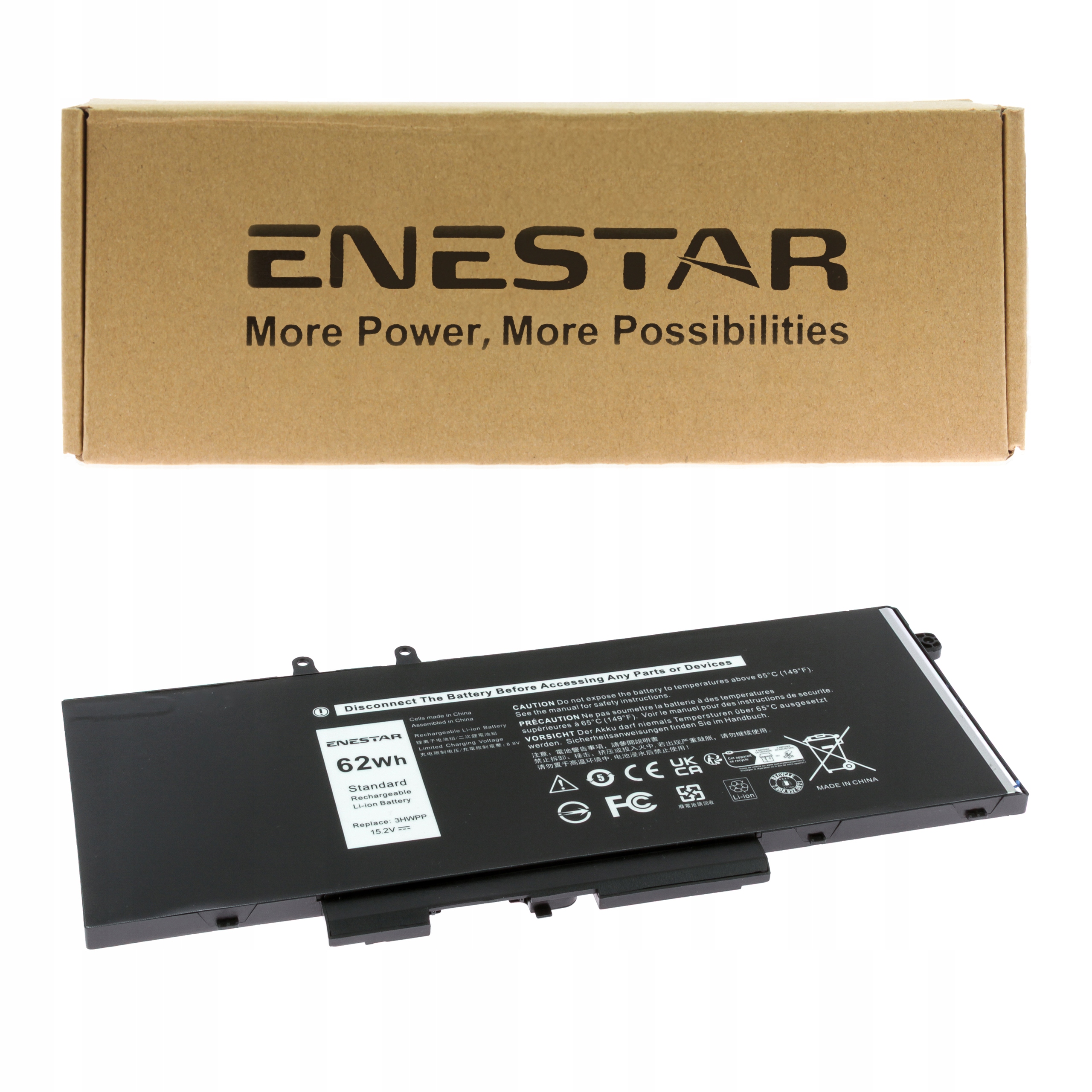 Premium bateria do Dell 3HWPP Latitude 5401 5411 5501 5510 Precision 3551
