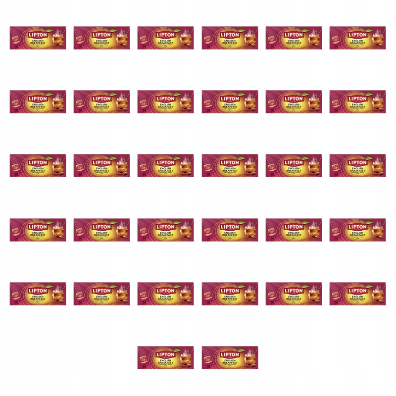 Lipton English Breakfast Herbata Czarna 50 G (25 Torebek). X32