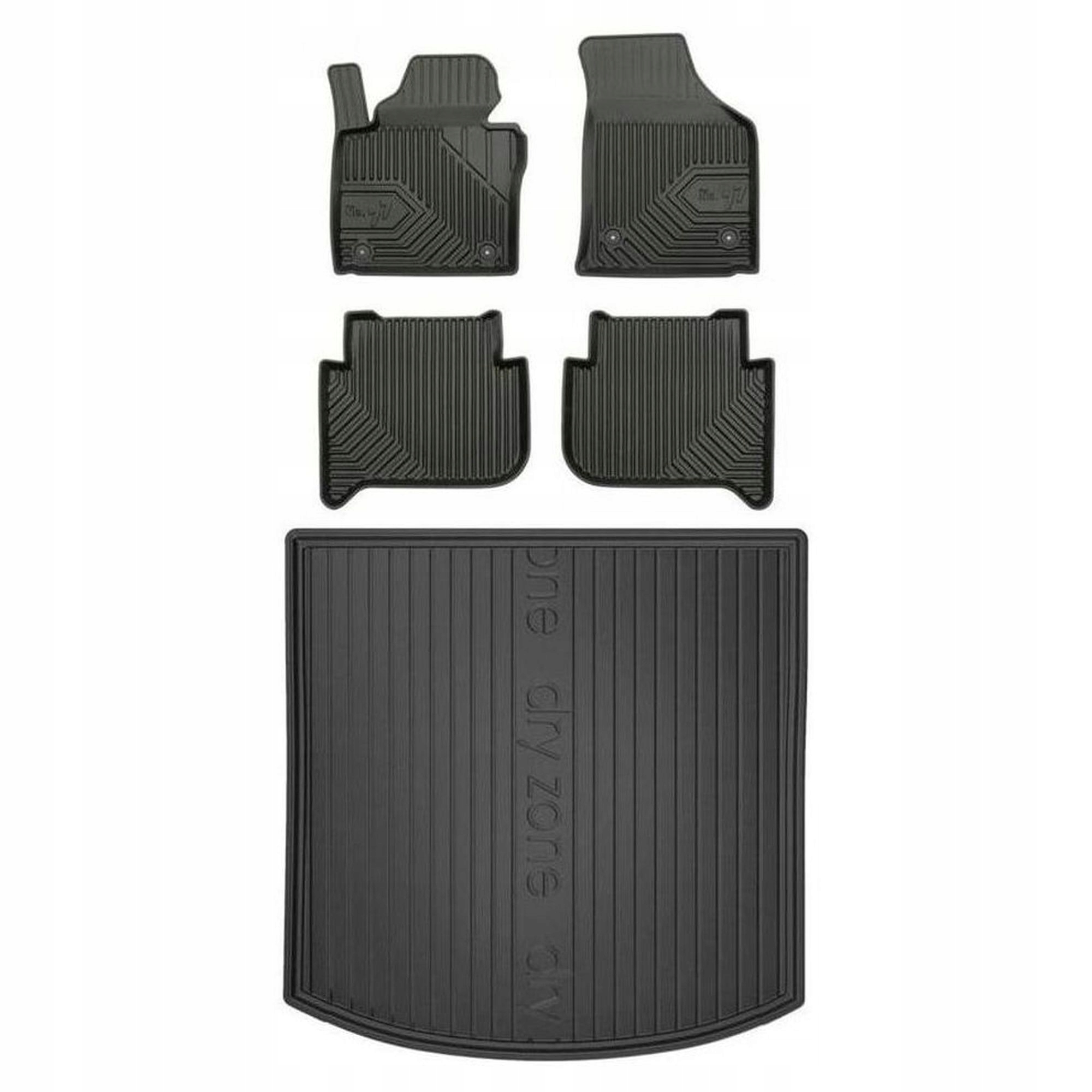 Gumová sada kobercov a rohoží Volkswagen Touran I 2003-2010