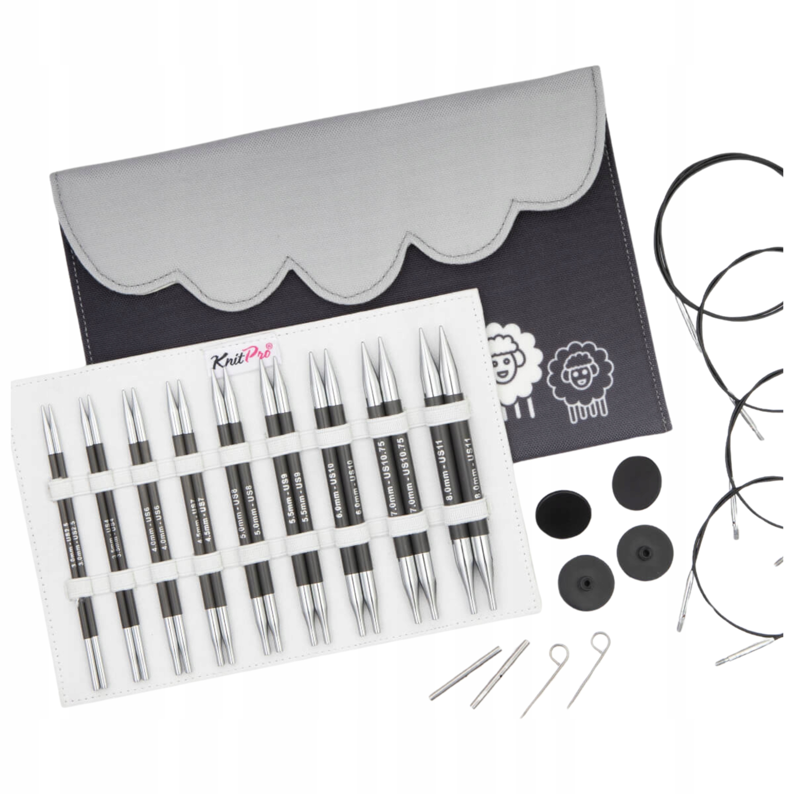 sada výměnných drátů Knitpro Karbonz deluxe