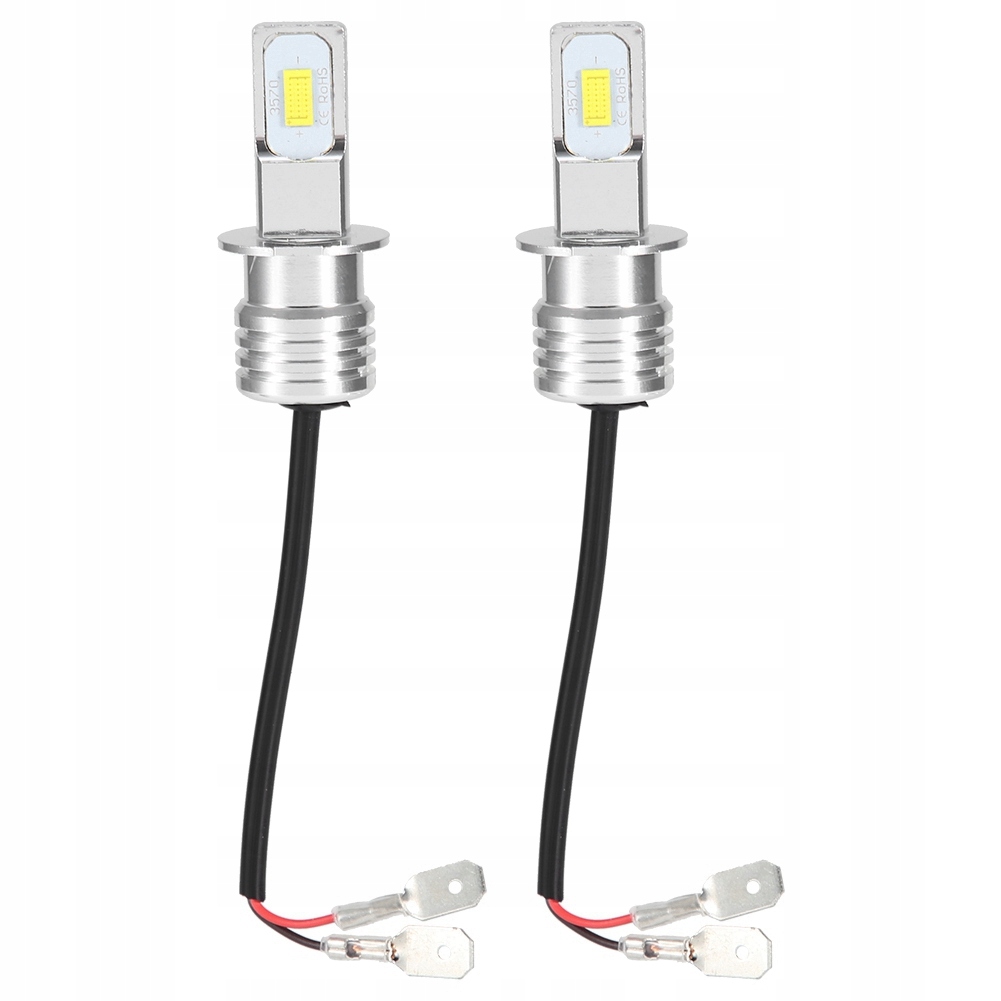 12-24V ŻARÓWKA LED H3 ŚWIATŁO PRZECIWMGIELNE Z DEKODEREM 80W 8000K UNIWERSA Stan opakowania oryginalne