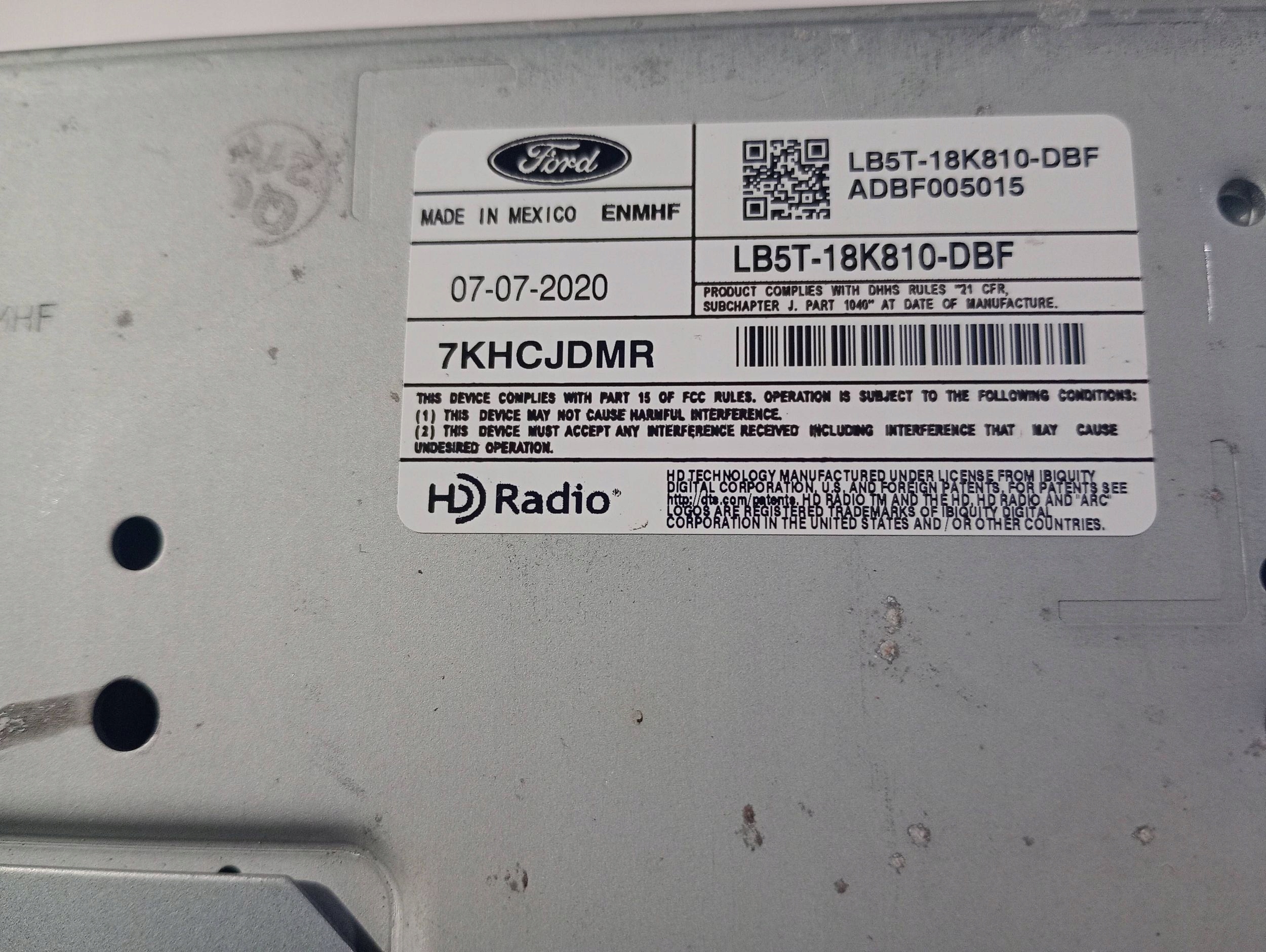 Radio odbiornik control unit module radia Ford Explorer VI 2020