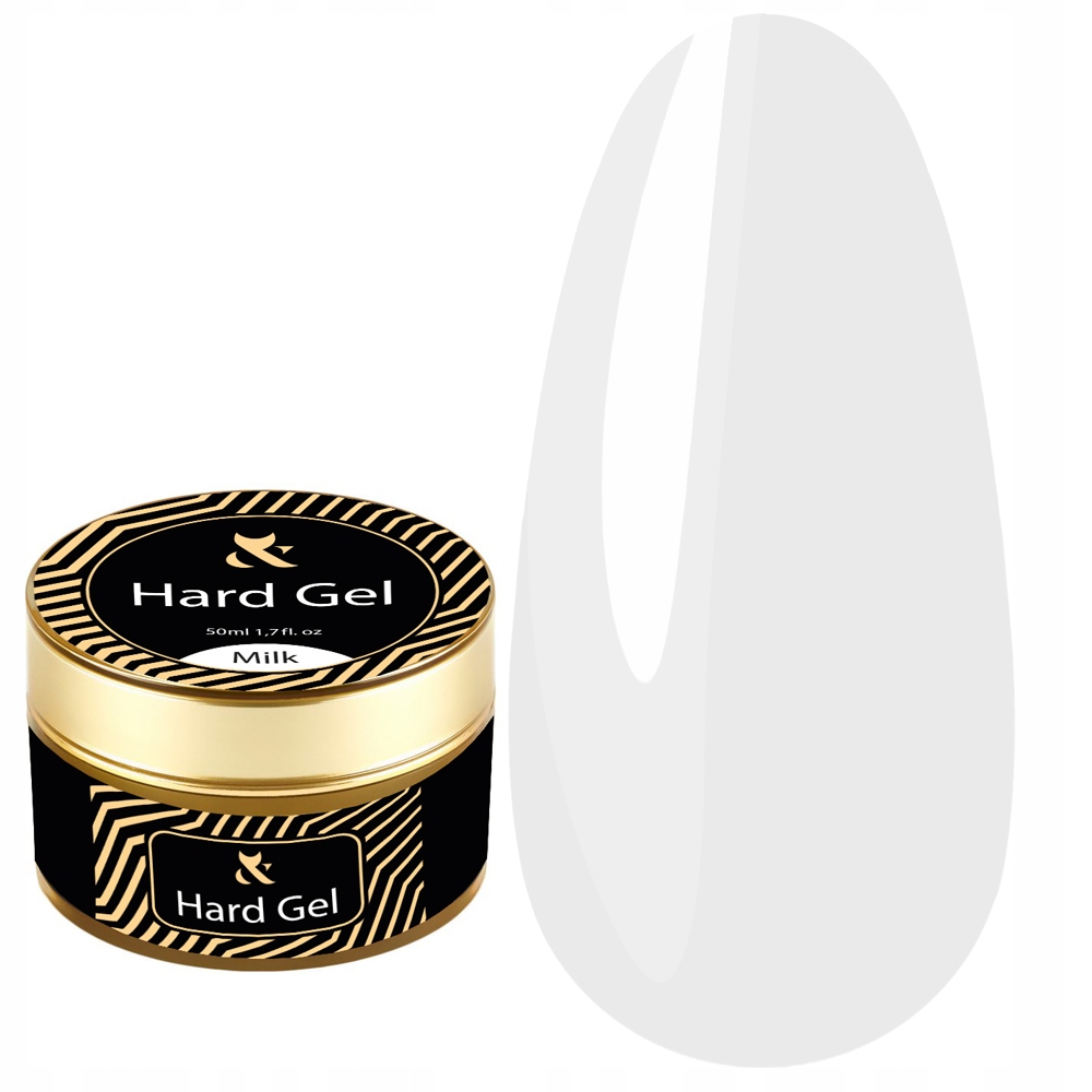 Gel na nehty F.o.x Hard gel milk 50 ml
