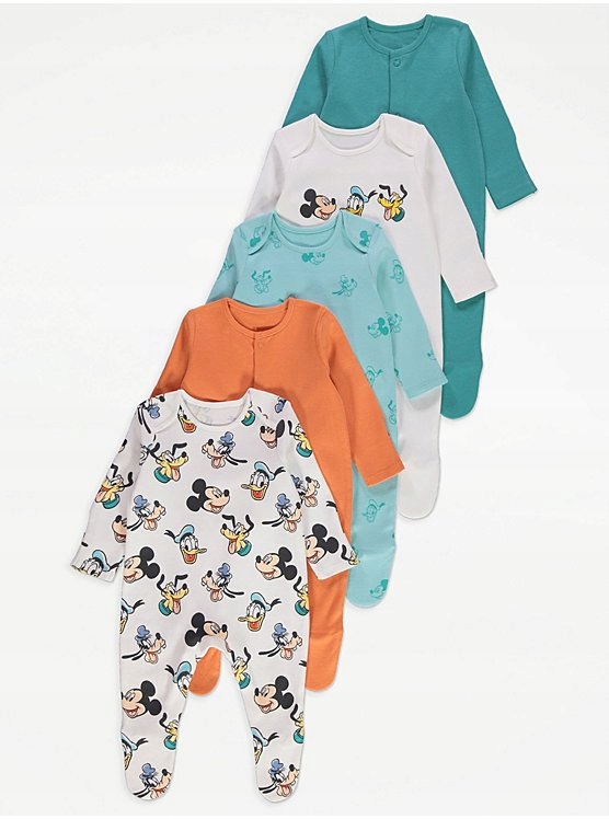 george_68-74_ 5 pack_bawełniane pajacyki__nowe