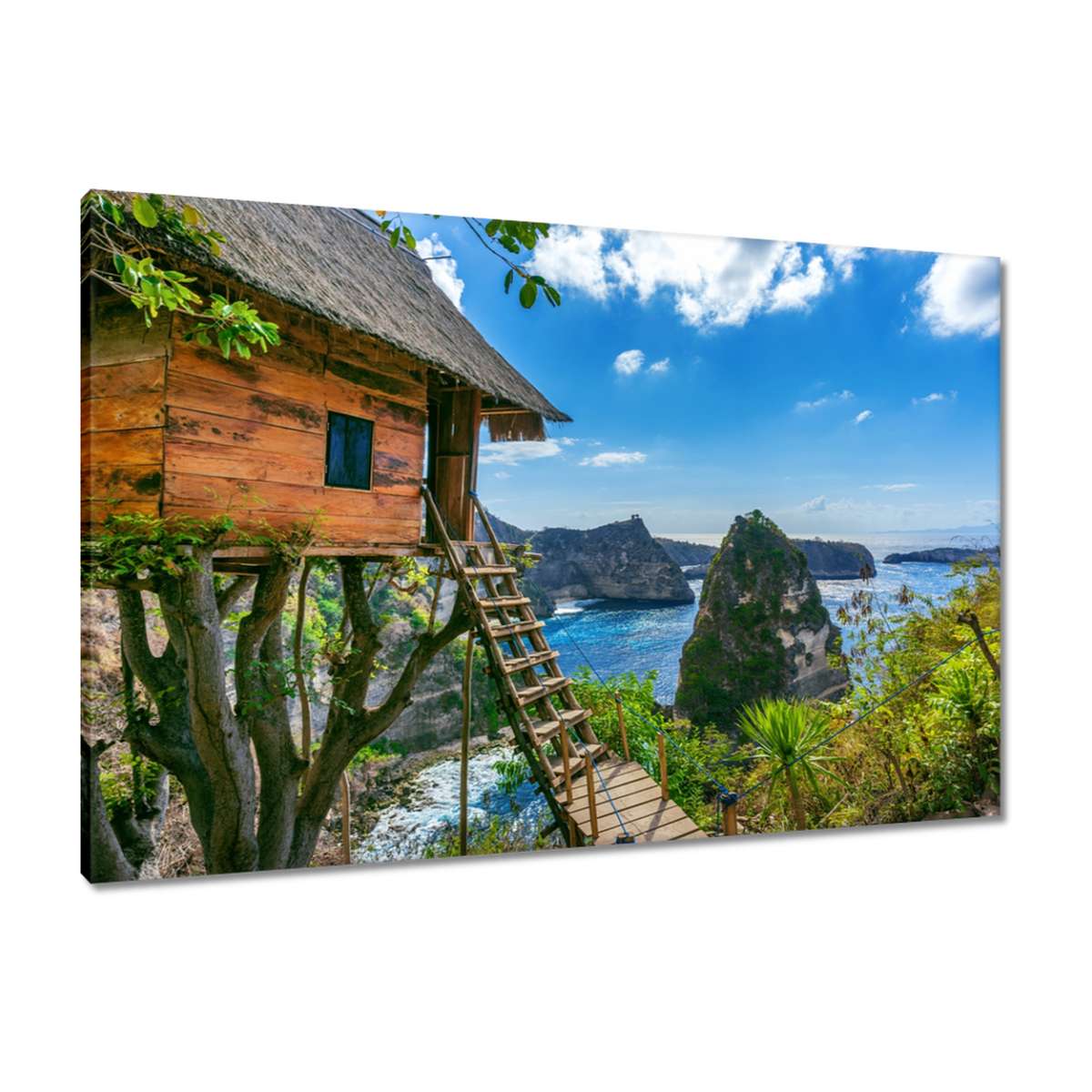 Obrazy 90x60 Domeček na stromě Moře