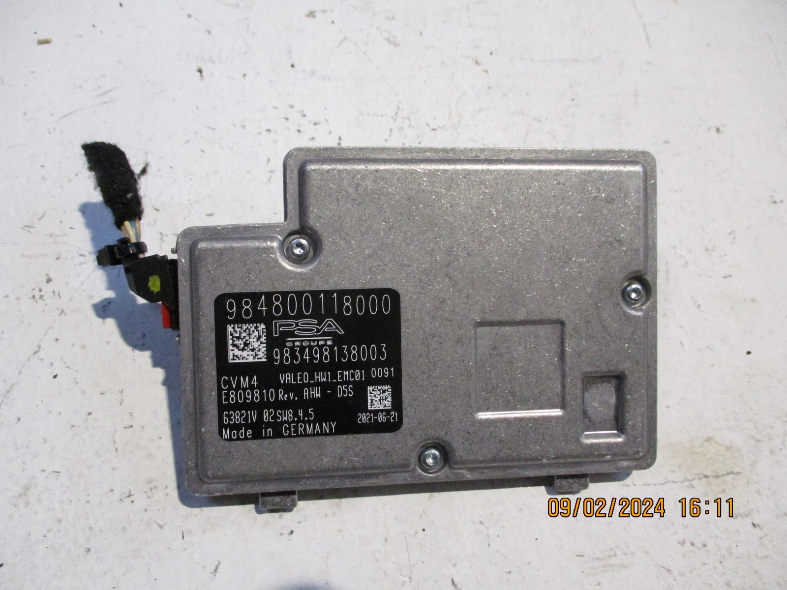 Kamera front Peugeot 308 T10 9848001180