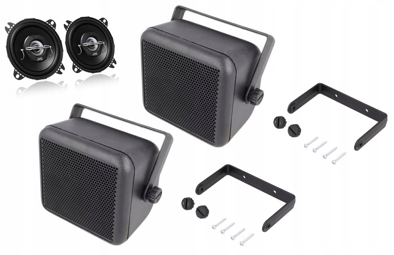 Jvc CS-J420X Głośniki samochodowe w obudowie do tira busa traktora 2szt