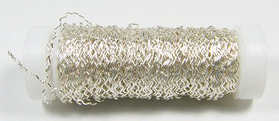 drucik srebrny pofałdowany 0,25mm x 50mb Knorr