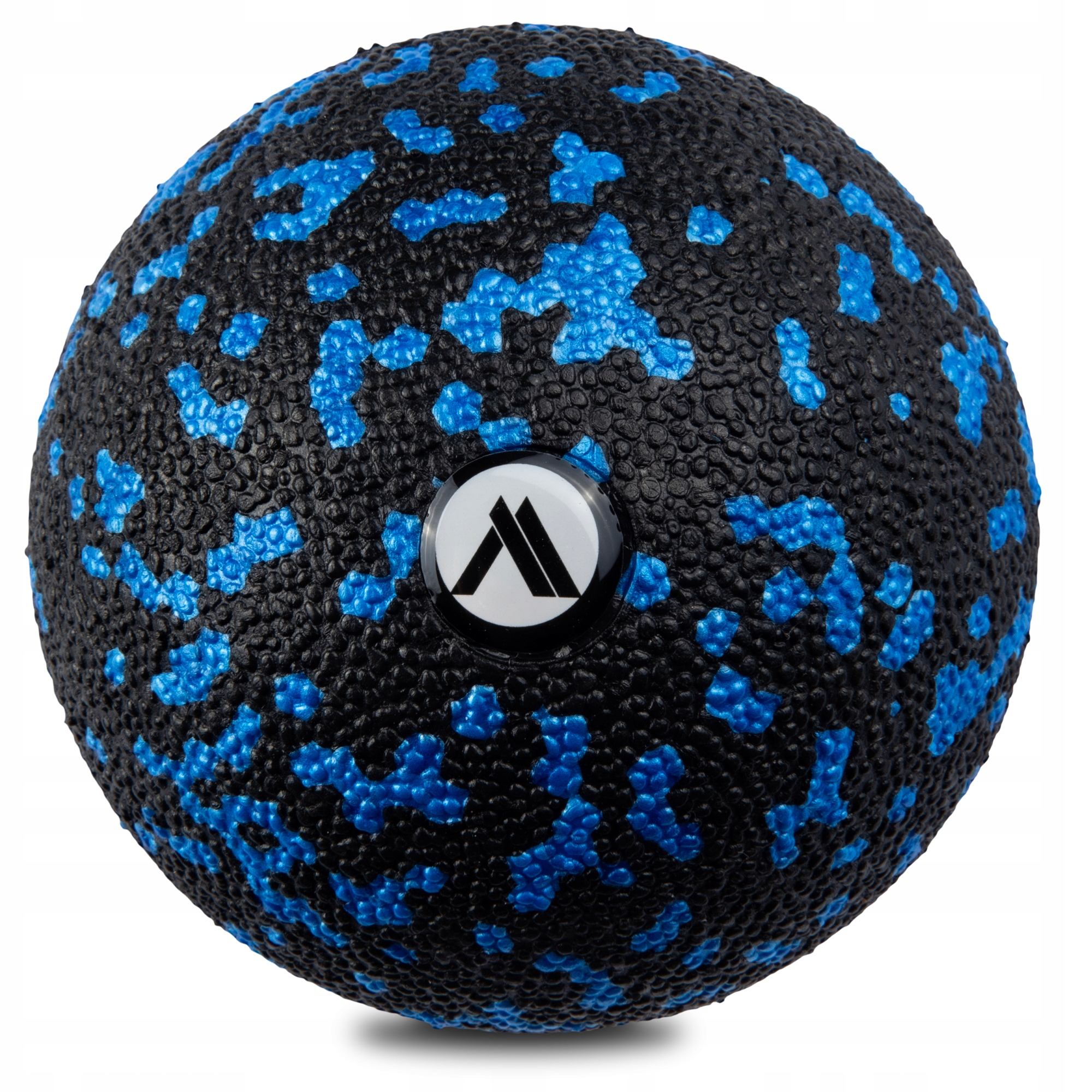 Hladký míč MSport 8 cm x 8 cm bezbarvý, černý, modrý