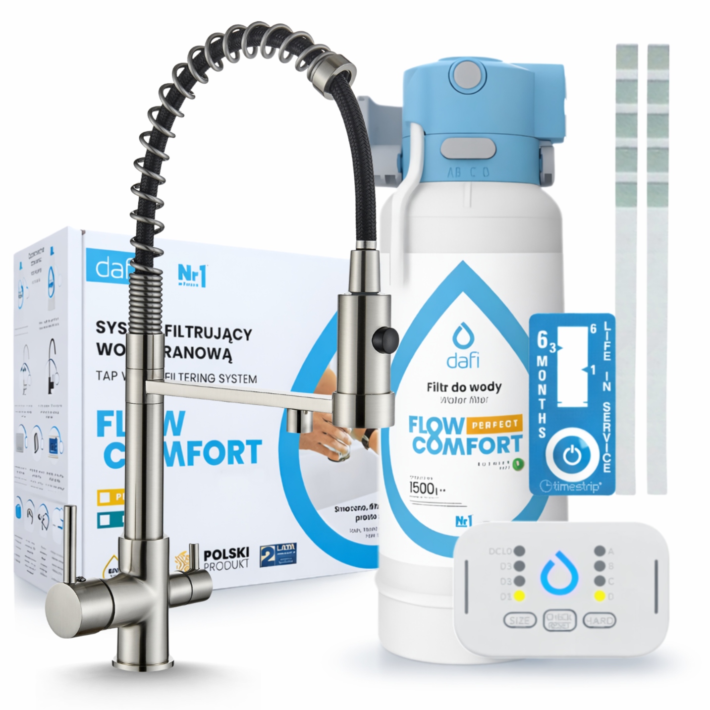 Filtrační Systém Pro Kohoutkovou Vodu Dafi Flow Comfort D-1 A Kohoutek Pro Vodní Filtr