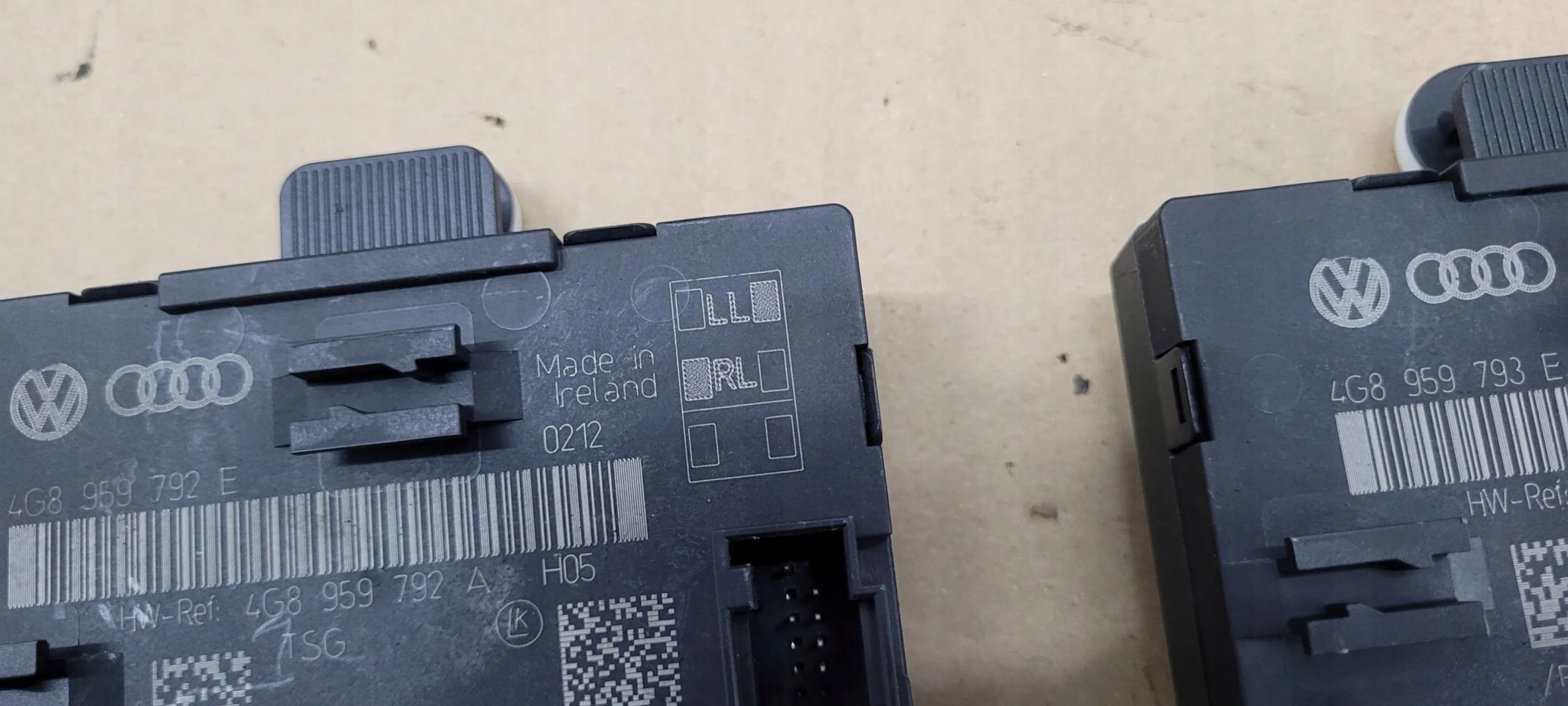 A6 C7 4G module MODULY door left right front mirrors SKLADANE A7 4G