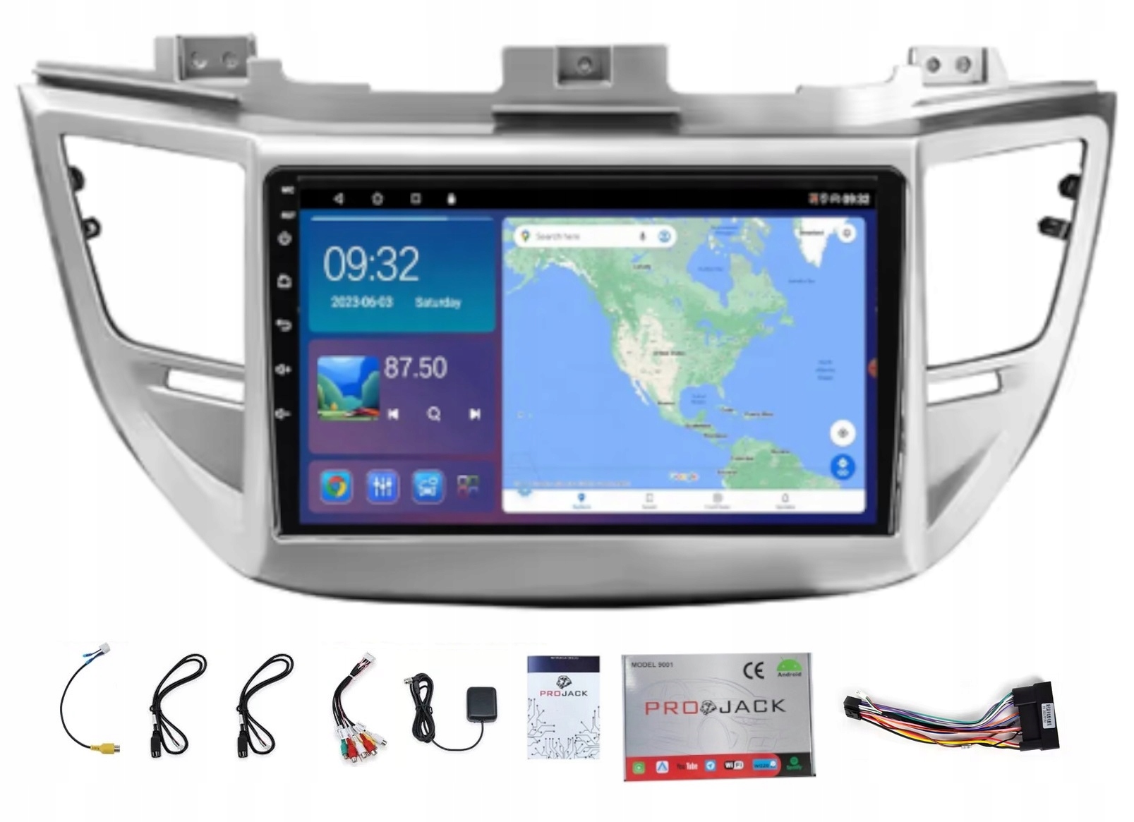 Rádio Gps Android Hyundai 2015-2018 Carplay Wifi Usb Bt 2/64GB