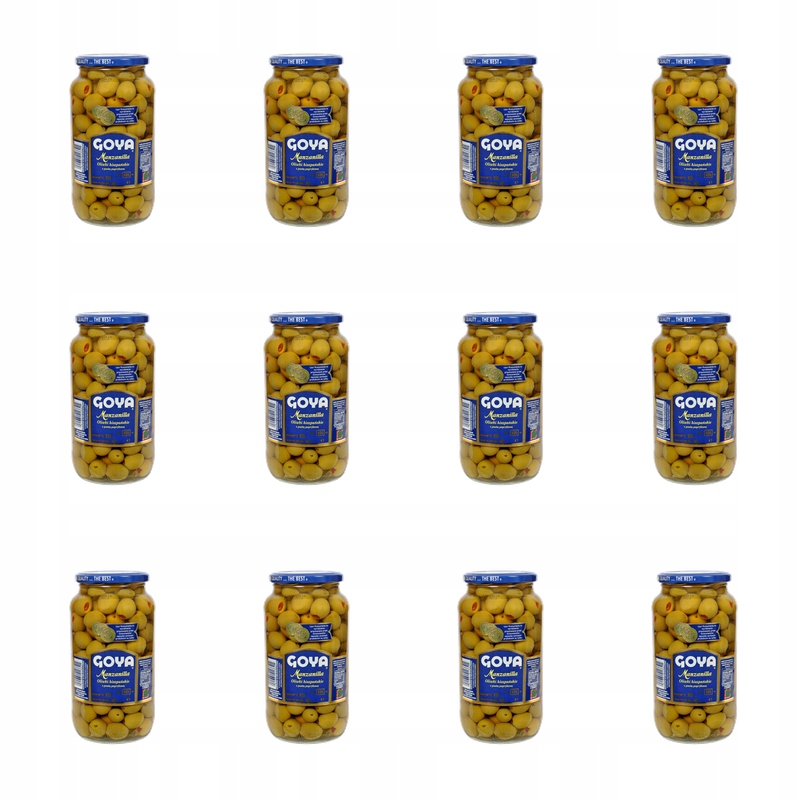 Goya zelené olivy s paprikovou pastou 935 ml X12