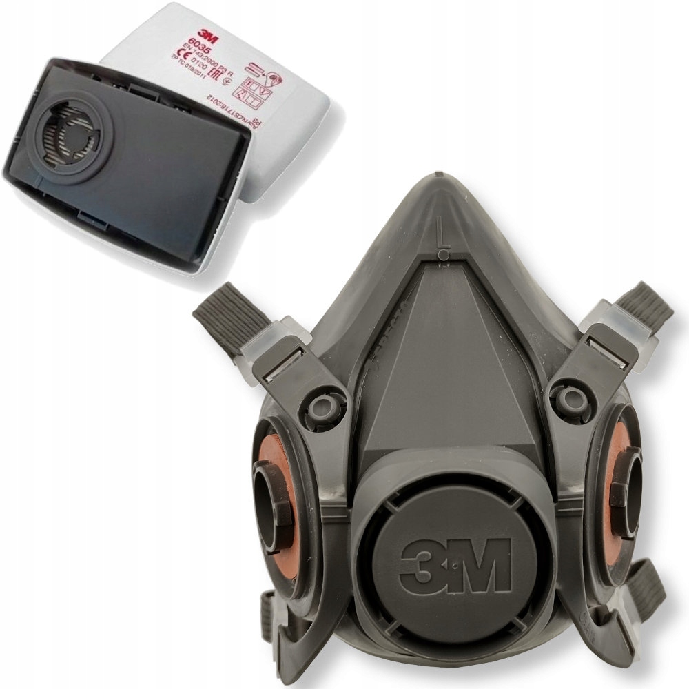 

Zestaw Przeciwpyłowy 3M Półmaska 6300 Filtr 6035