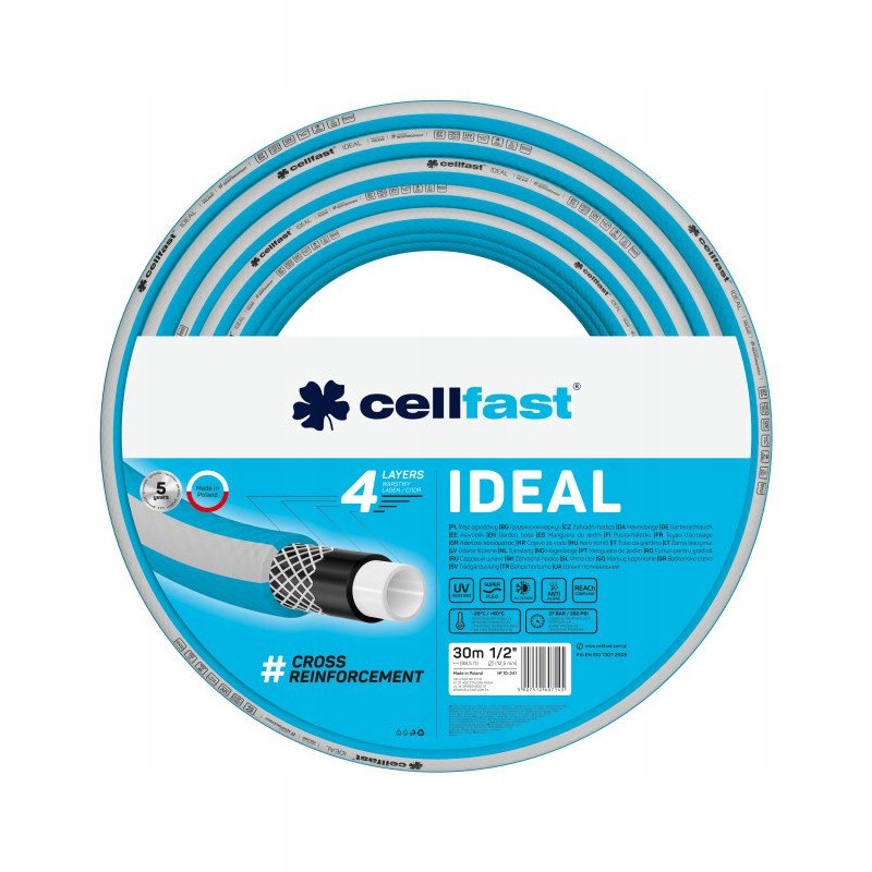 4-vrstvová záhradná hadica Ideal 3/4" 50m