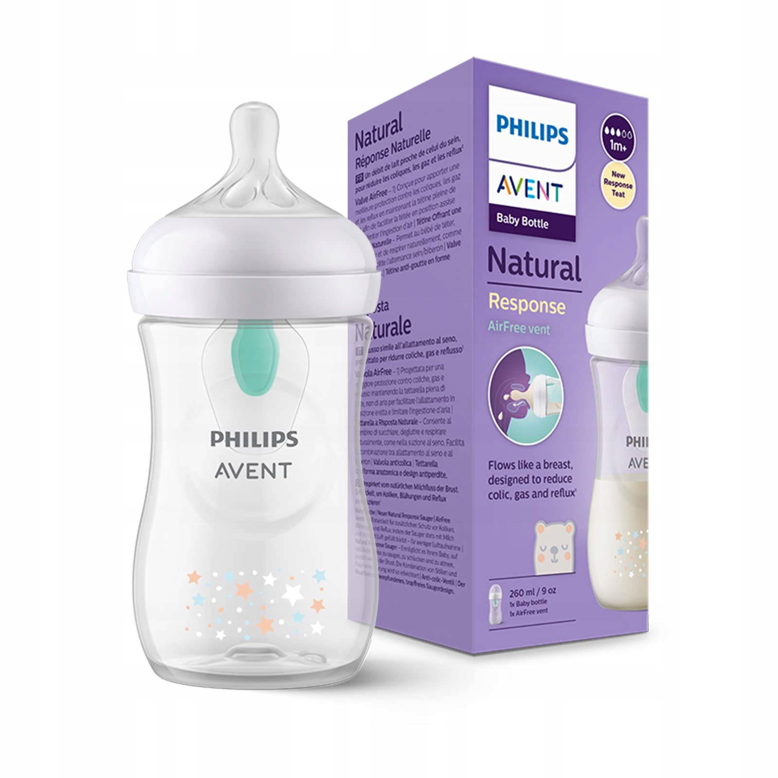 PHILIPS AVENT Butelka Dla Niemowląt Natural Response 260ml BPA Free — miniatura 2