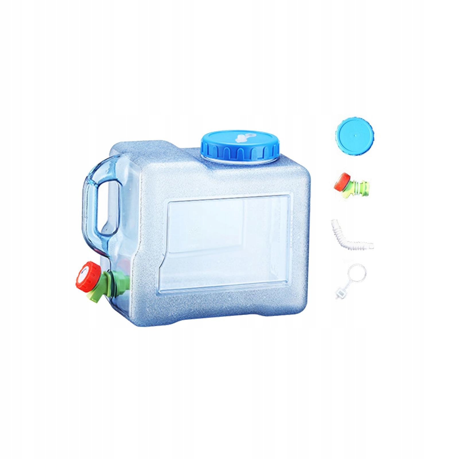 Przenośny pojemnik na wodę z kranem 8 litrów Model Przenośny zbiornik na wodę Beczka na wodę