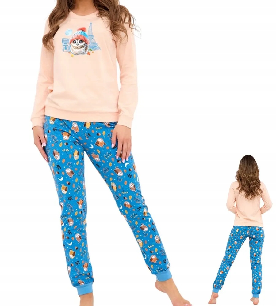 Dámské Pyžamo Cornette 467 Paris XXL 44 Broskev